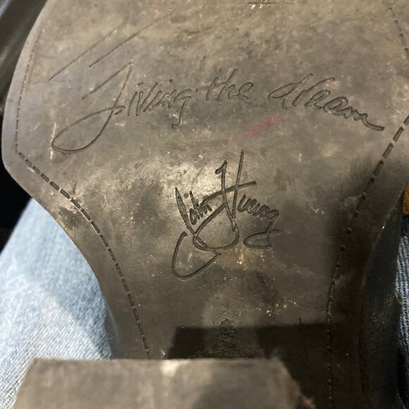 vintage john fluevog buckle high heel shoe woman's size 9 discontinued - Picture 12 of 15